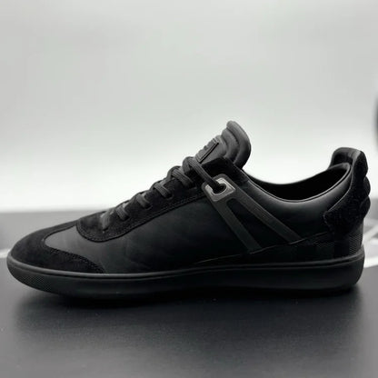 Louis Vuitton Leather Sneakers ' Black ' UK 10