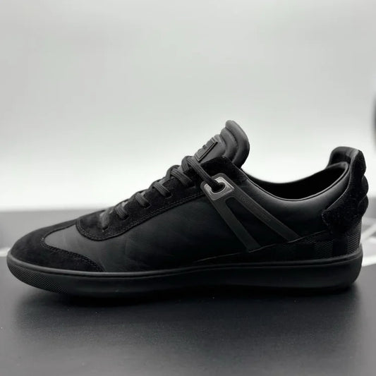 Louis Vuitton Leather Sneakers ' Black ' UK 10