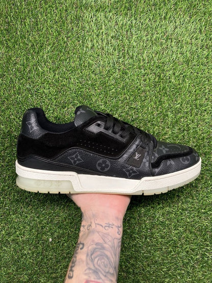 Louis Vuitton Trainer ' Black Monogram ' UK 8