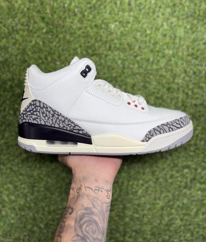 Nike Air Jordan 3 Retro ' White Cement Reimagined '  UK 8