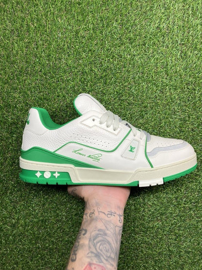 Louis Vuitton Trainer ' White Green '