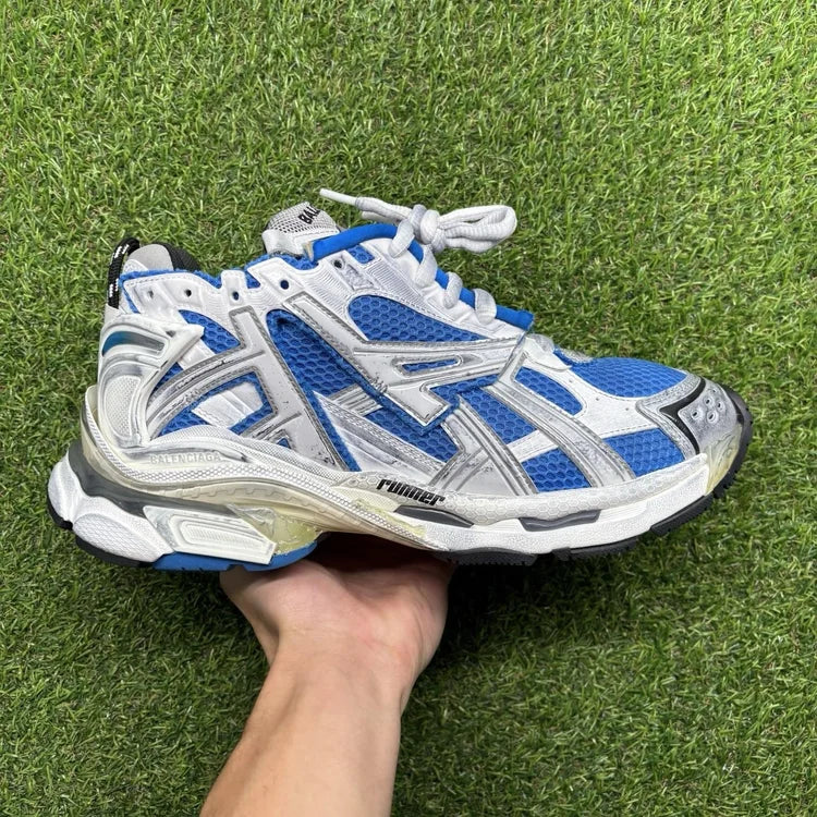 Balenciaga Runner ' White, Blue ' UK 8