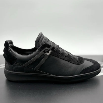 Louis Vuitton Leather Sneakers ' Black ' UK 10