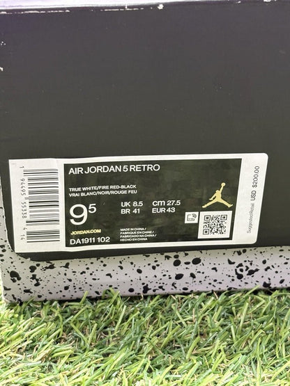 Air Jordan 5 Retro Mid ' Fire Red ' UK 8.5