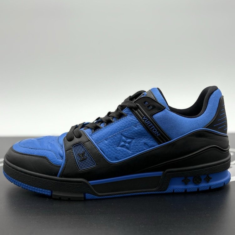 Louis Vuitton Trainer ' Black Blue ' UK 9.5