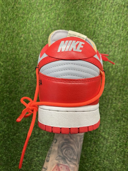 Nike Dunk Low x OFF-WHITE 2019 ' University Red '  UK 8.5