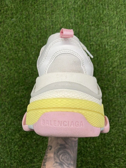 Balenciaga Triple S Sneaker ' White, Pink ' UK 6