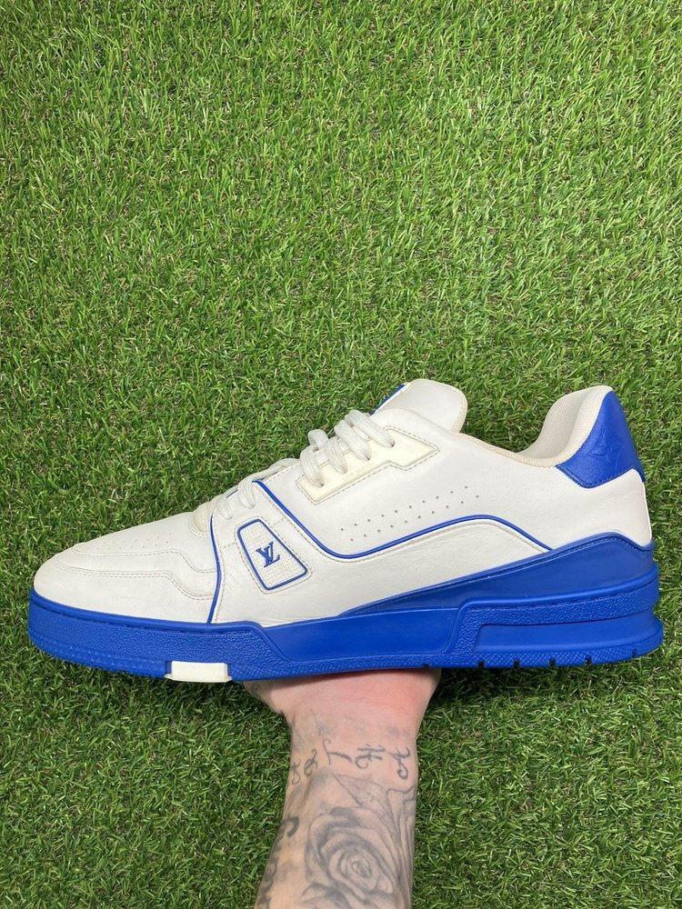 Louis Vuitton Trainer ' White Blue ' |  UK 10
