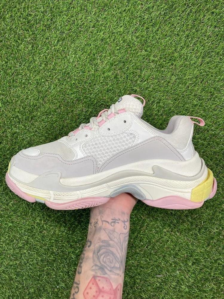 Balenciaga Triple S Sneaker ' White, Pink ' UK 6