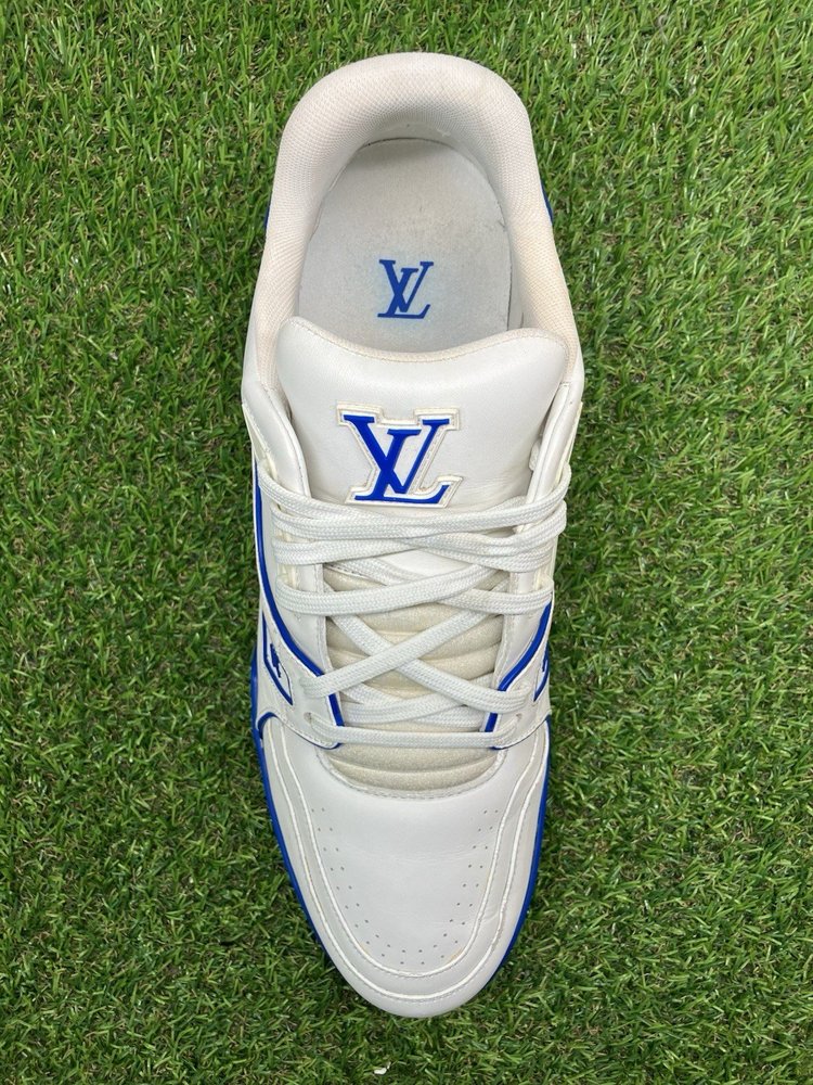 Louis Vuitton Trainer ' White Blue ' |  UK 10