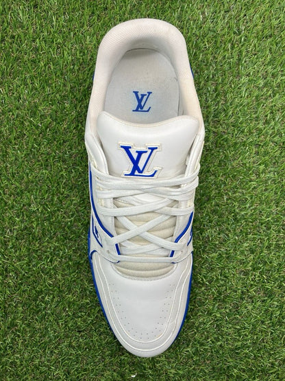 Louis Vuitton Trainer ' White Blue ' |  UK 10