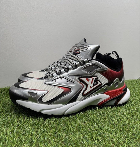 Louis Vuitton Tatic Runner ' Red, Grey ' UK 8.5