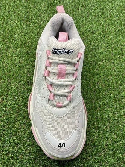 Balenciaga Triple S Sneaker ' White, Pink ' UK 6