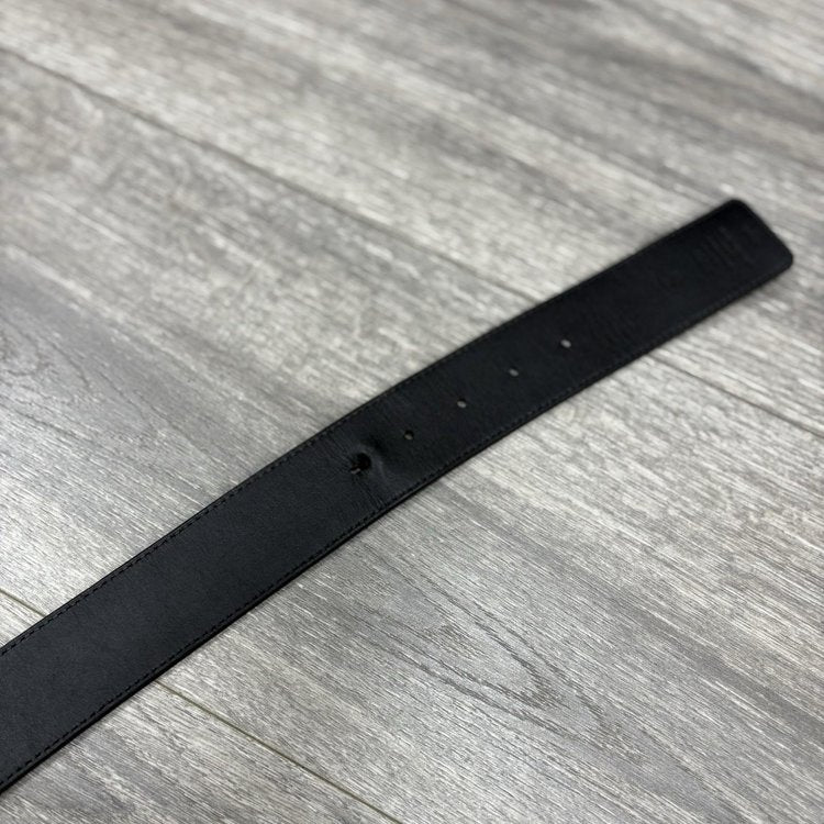 Louis Vuitton Eclipse Monogram LV Initials Reversible Belt ' Black '