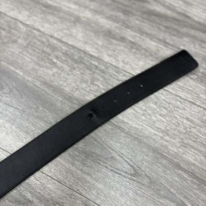 Louis Vuitton Eclipse Monogram LV Initials Reversible Belt ' Black '