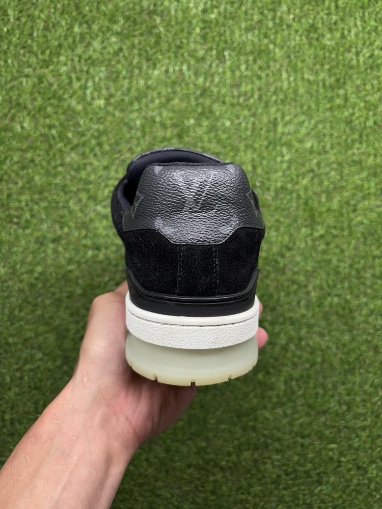 Louis Vuitton Trainer ' Black Monogram ' UK 8