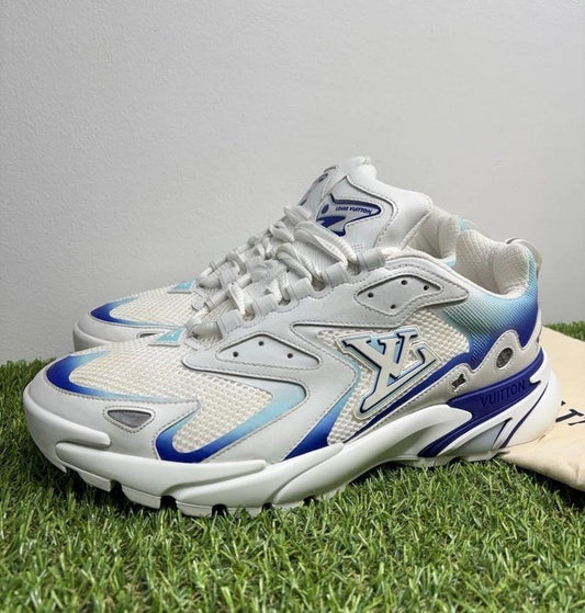 Louis Vuitton LV Runner Tactic ' White Blue ' UK 8