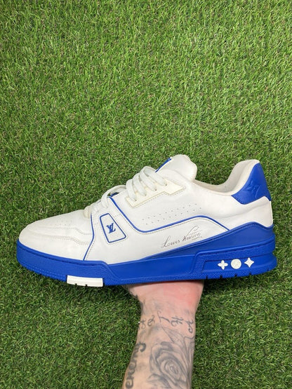 Louis Vuitton Trainer ' White Blue ' |  UK 10