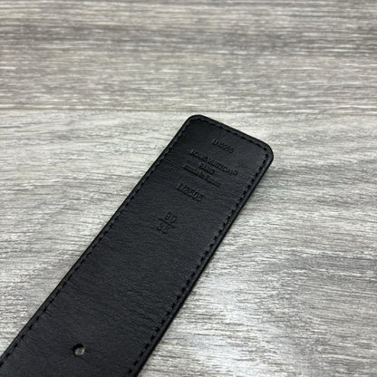 Louis Vuitton Eclipse Monogram LV Initials Reversible Belt ' Black '