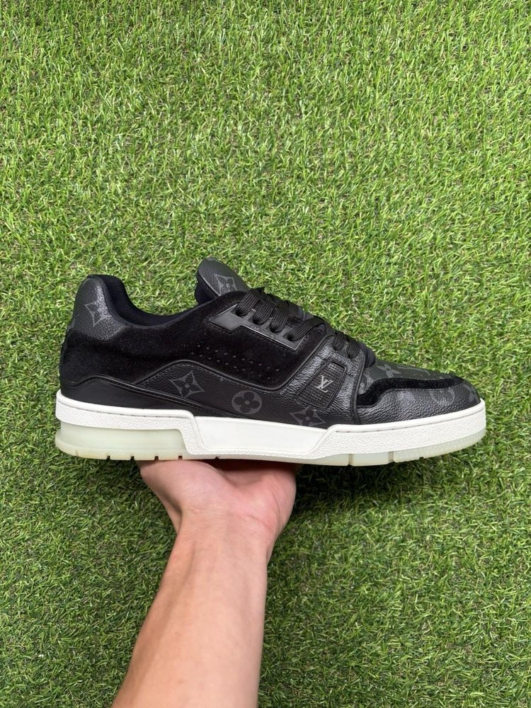 Louis Vuitton Trainer ' Black Monogram ' UK 8