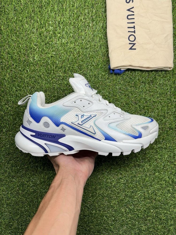 Louis Vuitton LV Runner Tactic ' White Blue ' UK 8