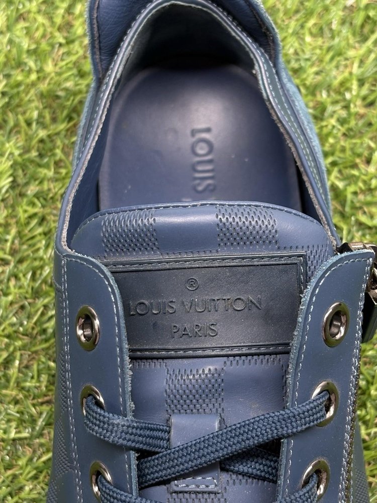 Louis Vuitton Damier Challenge Zip Up ' Blue ' UK 8.5