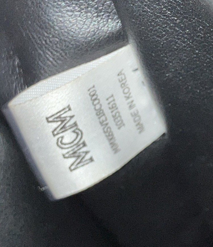 MCM Cognac Stark " M " Studded Backpack