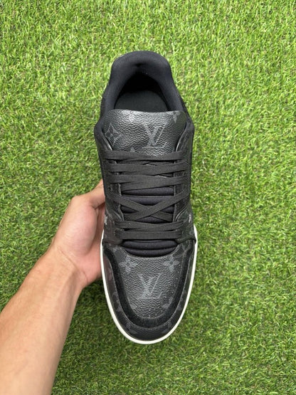 Louis Vuitton Trainer ' Black Monogram ' UK 8