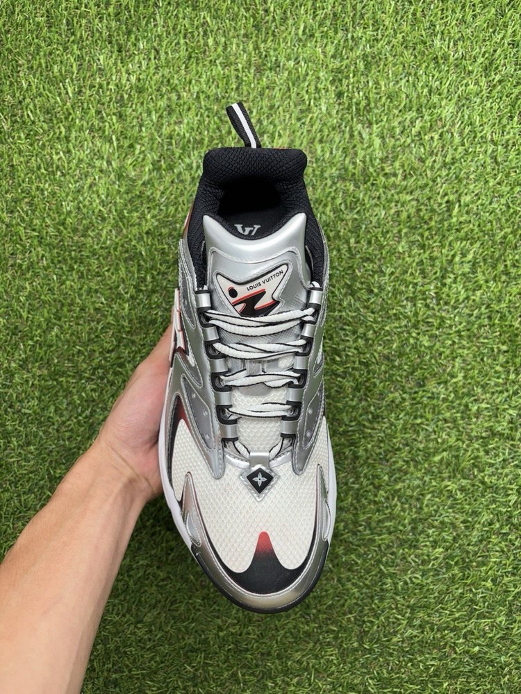 Louis Vuitton Tatic Runner ' Red, Grey ' UK 8.5