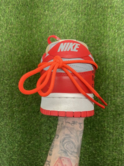 Nike Dunk Low x OFF-WHITE 2019 ' University Red '  UK 8.5