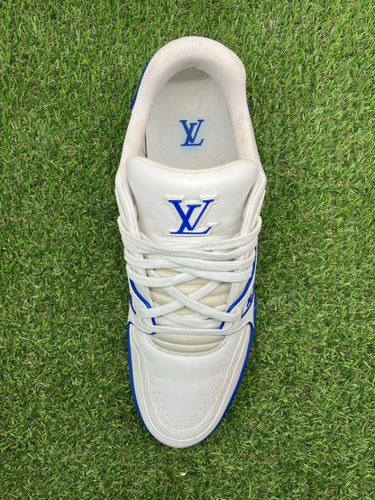 Louis Vuitton Trainer ' White Blue ' |  UK 10