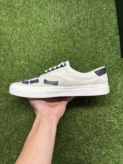 Amiri Bone Slip On Skeleton Sneakers UK 8