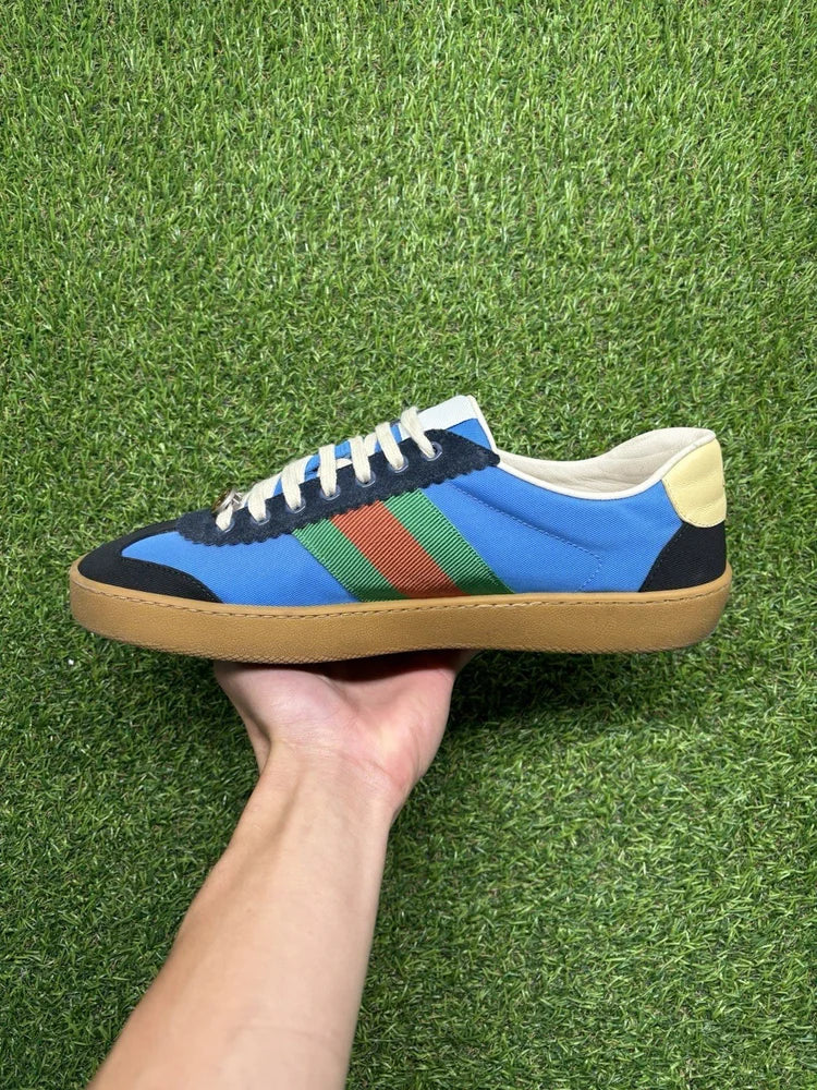 Gucci Web Accent Nylon ‘ Blue ‘ UK 8