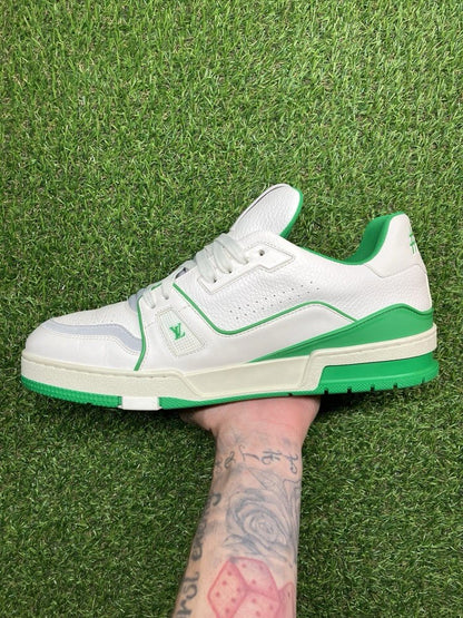 Louis Vuitton Trainer ' White Green '