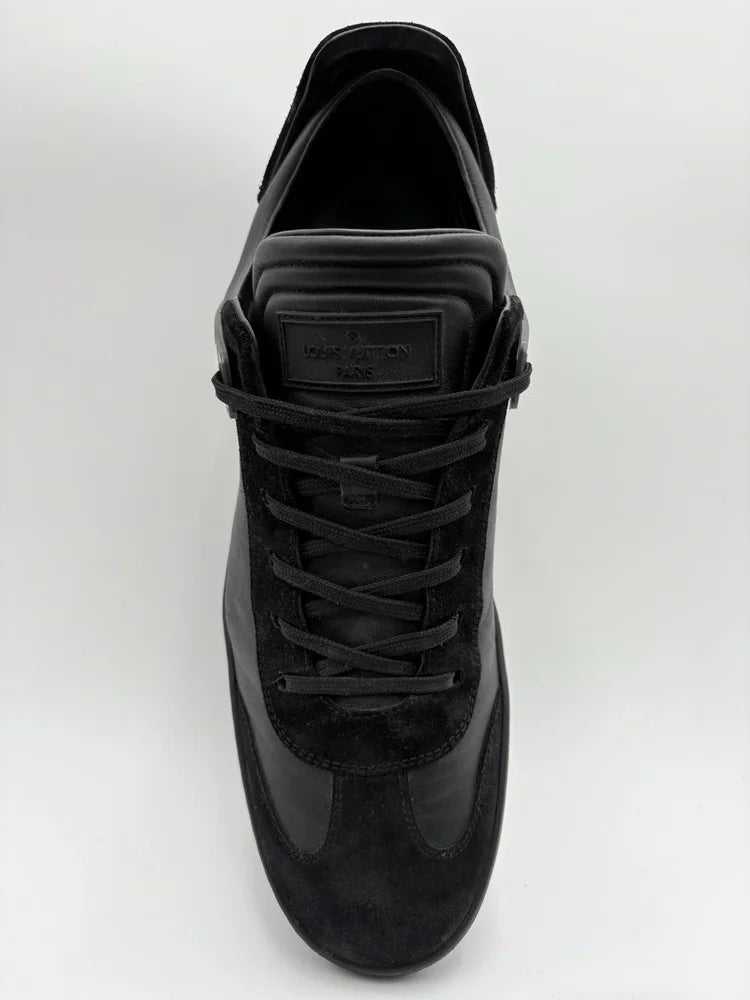 Louis Vuitton Leather Sneakers ' Black ' UK 10