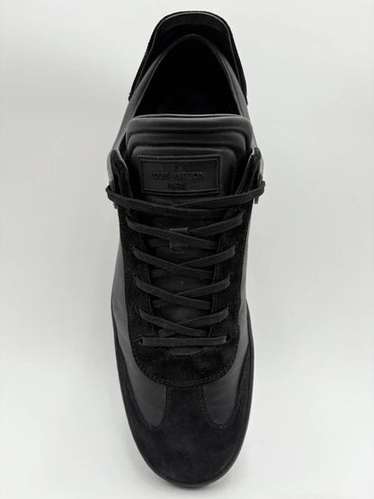 Louis Vuitton Leather Sneakers ' Black ' UK 10