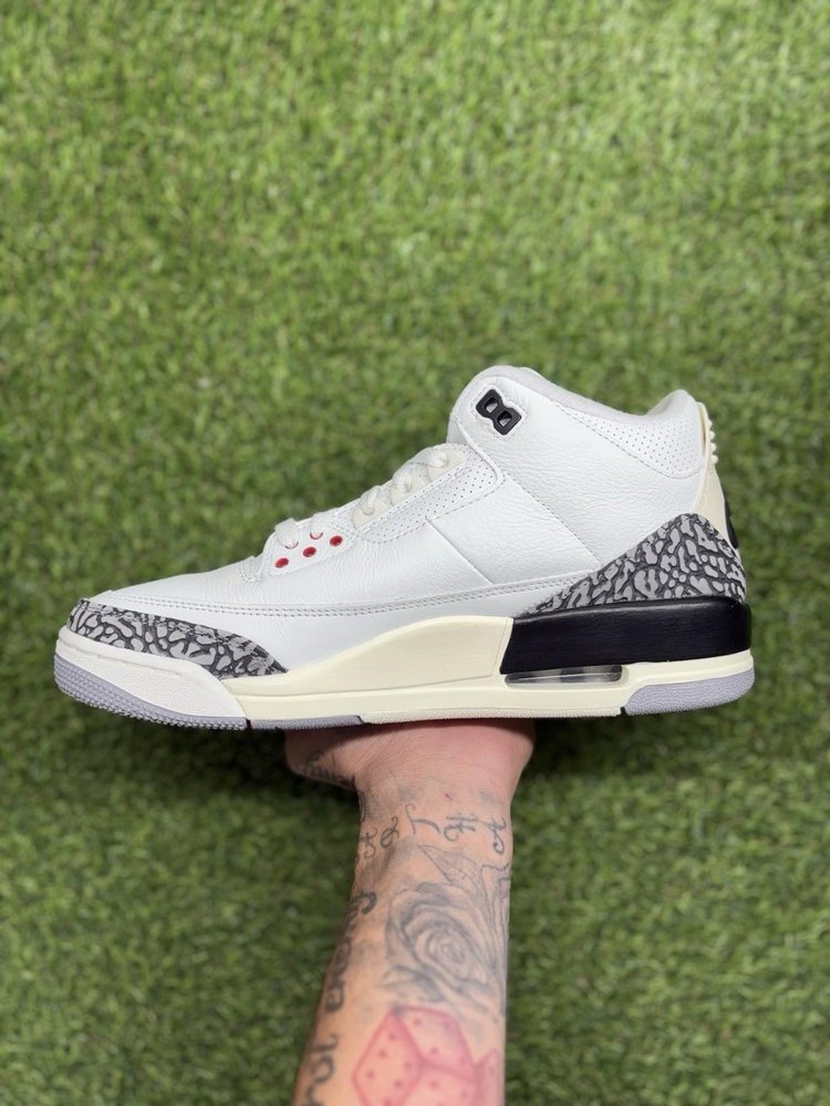 Nike Air Jordan 3 Retro ' White Cement Reimagined '  UK 8
