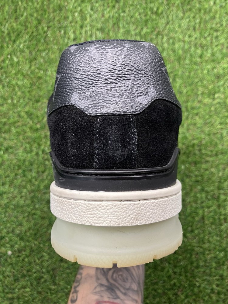 Louis Vuitton Trainer ' Black Monogram ' UK 8