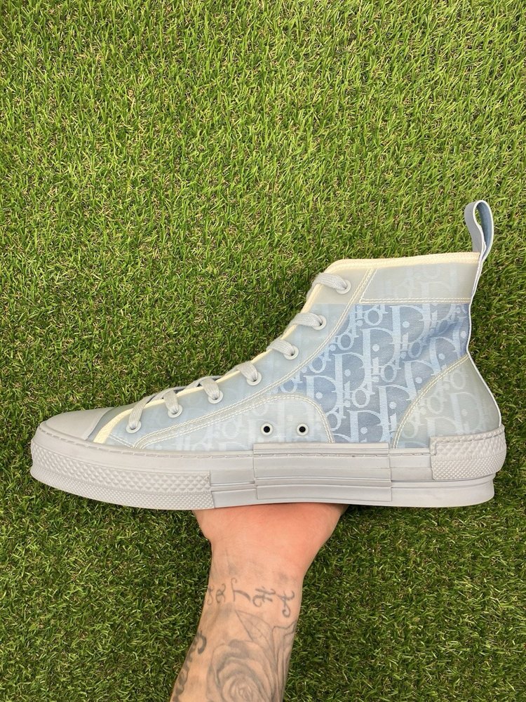 Dior B23 X Daniel Arsham High Oblique 'Light Blue' UK 11