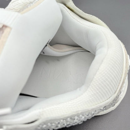 Lanvin Curb Rhinestone ' White '  UK 10