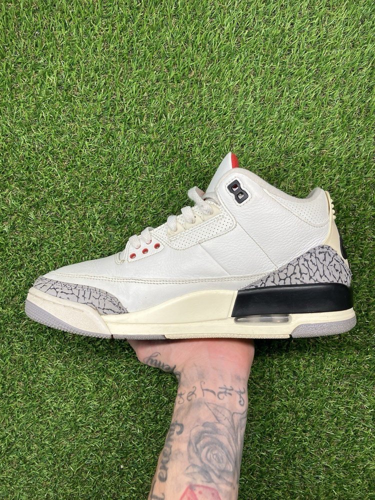 Jordan 3 Retro Mid White Cement Reimagined  UK 8.5