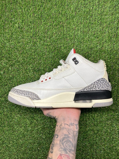 Jordan 3 Retro Mid White Cement Reimagined  UK 8.5