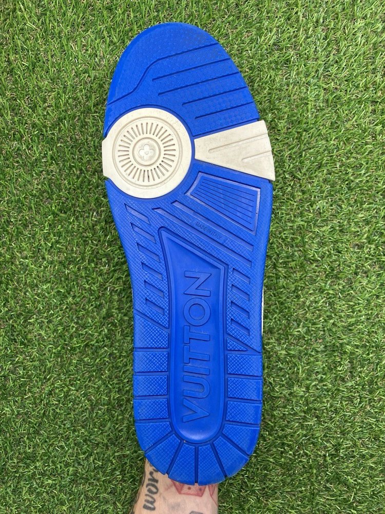Louis Vuitton Trainer ' White Blue ' |  UK 10