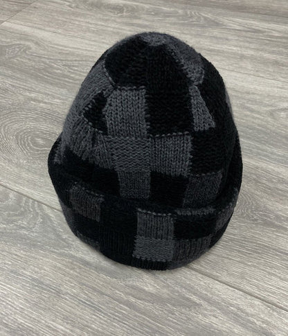 Louis Vuitton LV Crush ' Black Damoflage ' Beanie