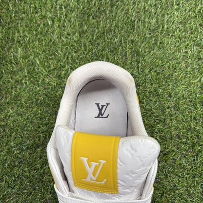 Louis Vuitton Trainer ' White Yellow ' UK 9.5