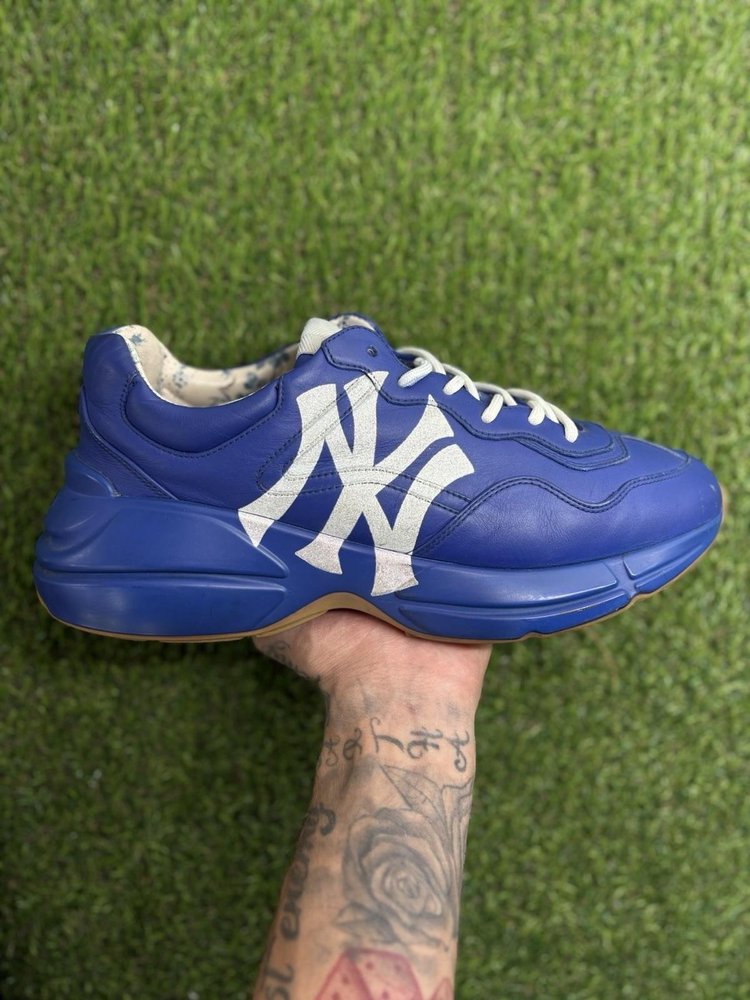 Gucci Rhyton MLB Edition ' New York Yankees Blue ' UK 8