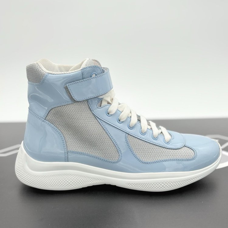Prada Americas Cup High ' Baby Blue '  UK 8.5