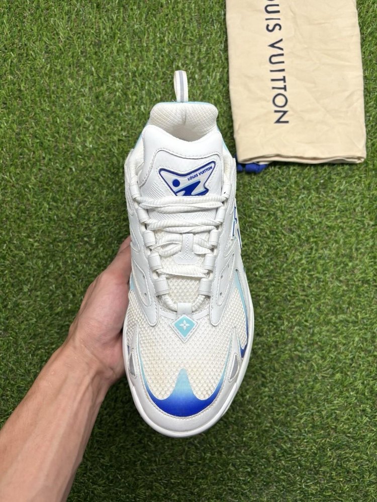 Louis Vuitton LV Runner Tactic ' White Blue ' UK 8