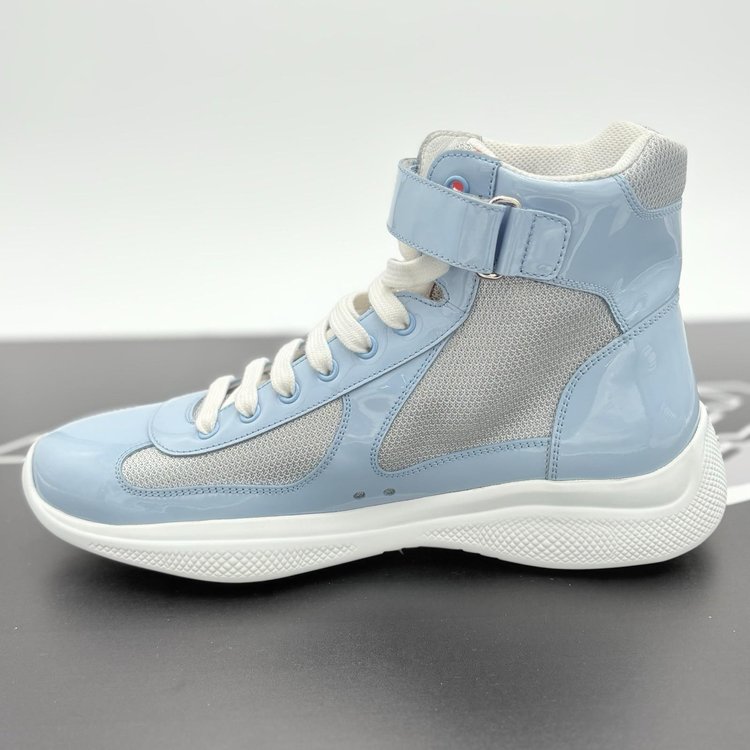 Prada Americas Cup High ' Baby Blue '  UK 8.5