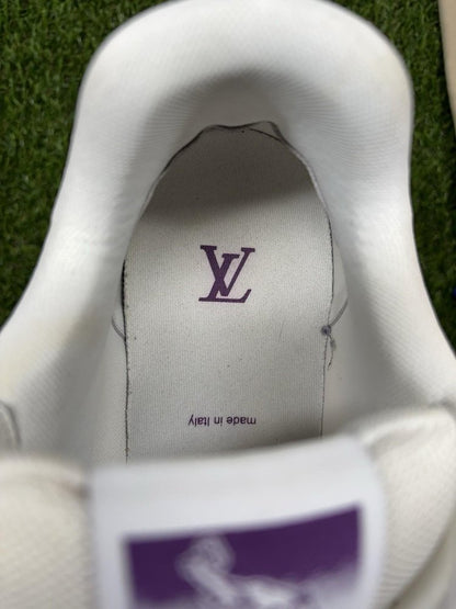 Louis Vuitton Trainer Strap ' White, Purple '